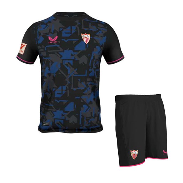 Camiseta Sevilla Replica Tercera Ropa Niño 2023/24